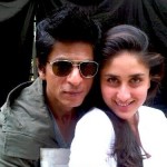 SRK and kareena while shooting for Ra.one