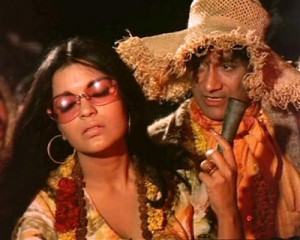 zeenat aman in Hare Krishna Hare Rama